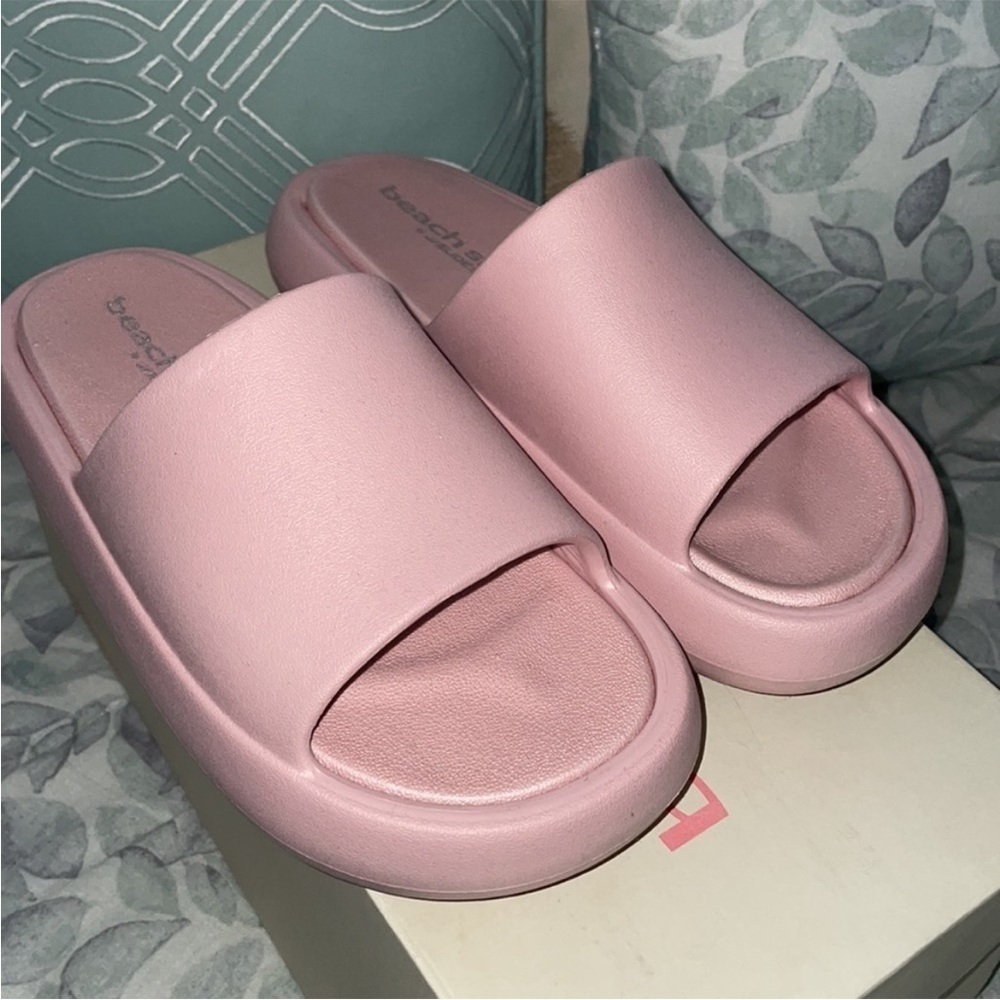 J/SLIDES SQUISH Light Pink EVA Sandal Size 6 New in Box Pool Slides lightweight - Picture 8 of 10